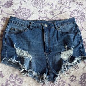 Shein Jean Shorts 1X